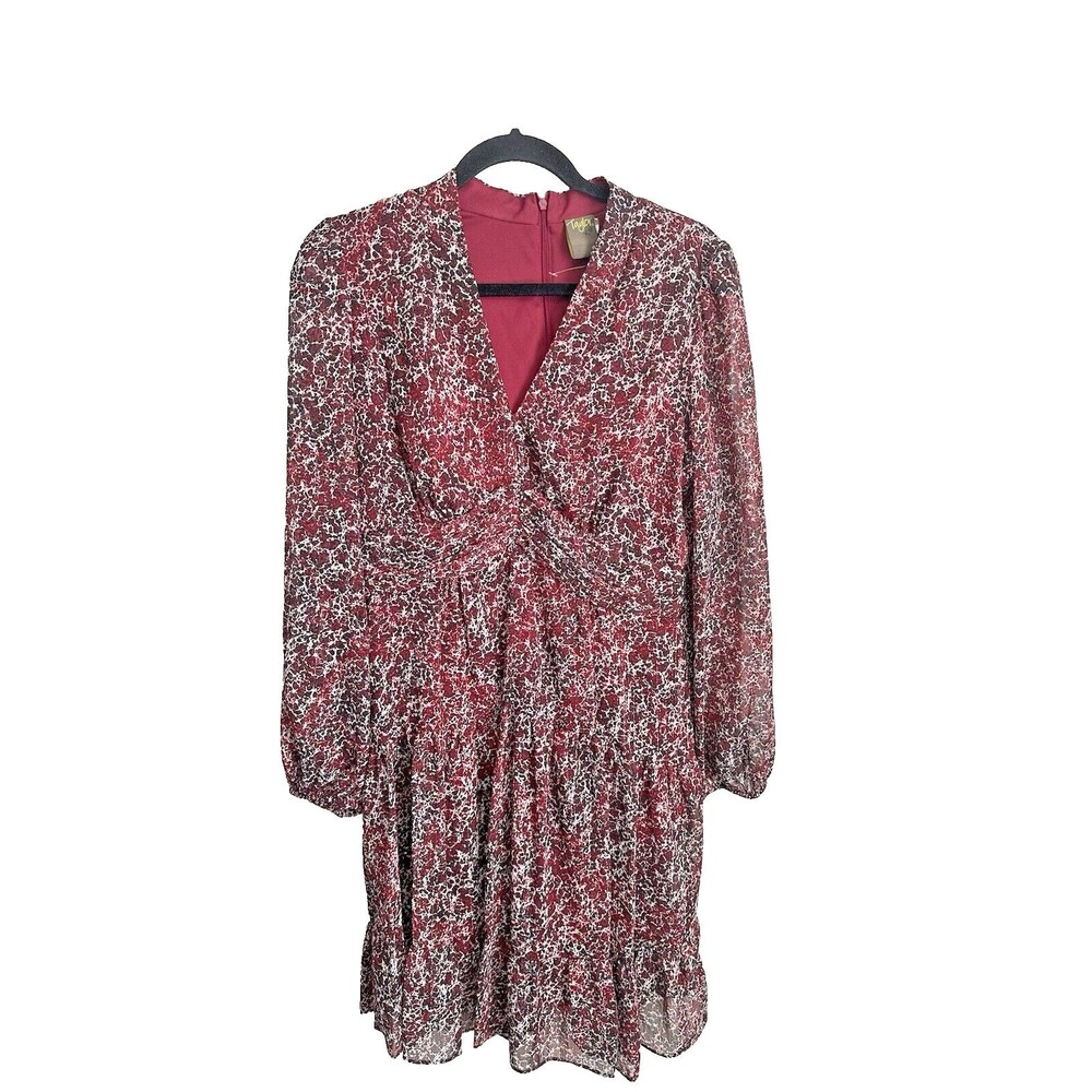 Taylor Dress Womens Size 12 Fairy Gothic Empire Waist Long Sleeve Multicolor